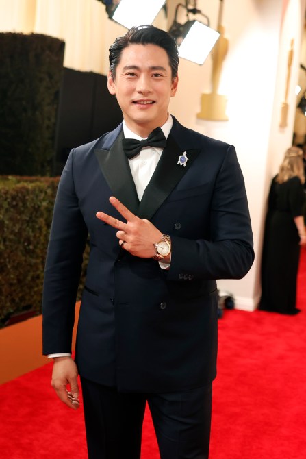 Teo Yoo attends the 96th Annual Academy Awards on March 10, 2024.
