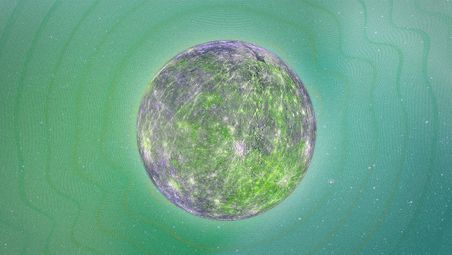 Planet Mercury shaking back and forth before its retrograde begins