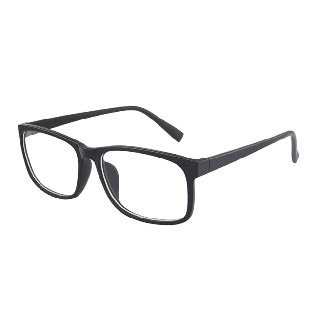 GQUEEN Fake Clear Glasses Non Prescription Glasses in black
