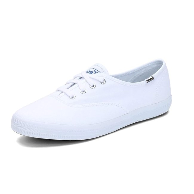 Keds Champion Canvas Lace Up Sneaker in white