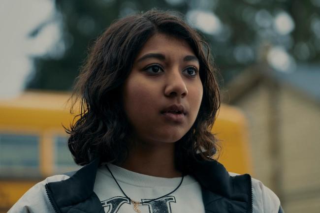 n 1997, on a quiet island in BC, fourteen-year-old Reena Virk attends a party and never returns home. Her disappearance intrigues a novelist returning to her hometown, who finds herself drawn into the hidden world of the teen suspects… Reena (Vritika Gupta), shown.