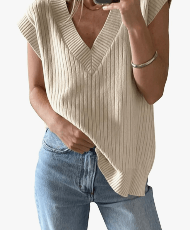 Saodimallsu V-Neck Sweater
