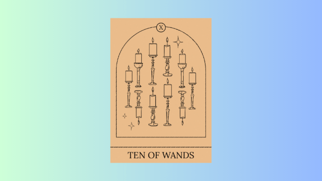 10 of Wands