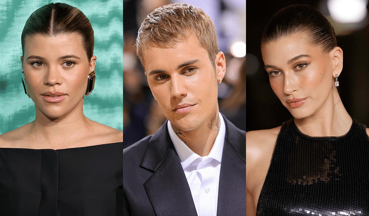 Justin Bieber, Sofia Richie, Hailey Bieber