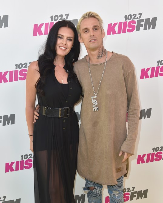 Madison Parker (L) and Aaron Carter attend 102.7 KIIS FM's 2017 Wango Tango at StubHub Center on May 13, 2017 in Carson, California.