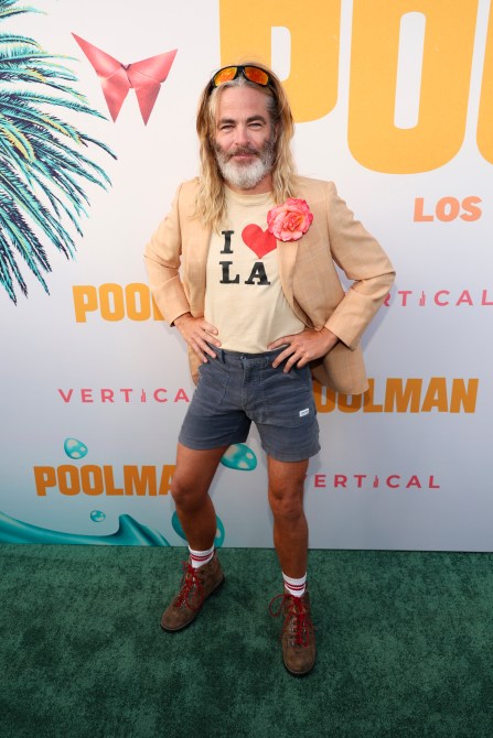 Chris Pine at the Los Angeles premiere of Poolman