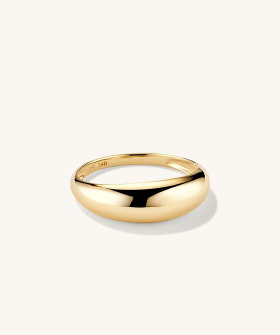 Mejuri Thin Dôme Ring