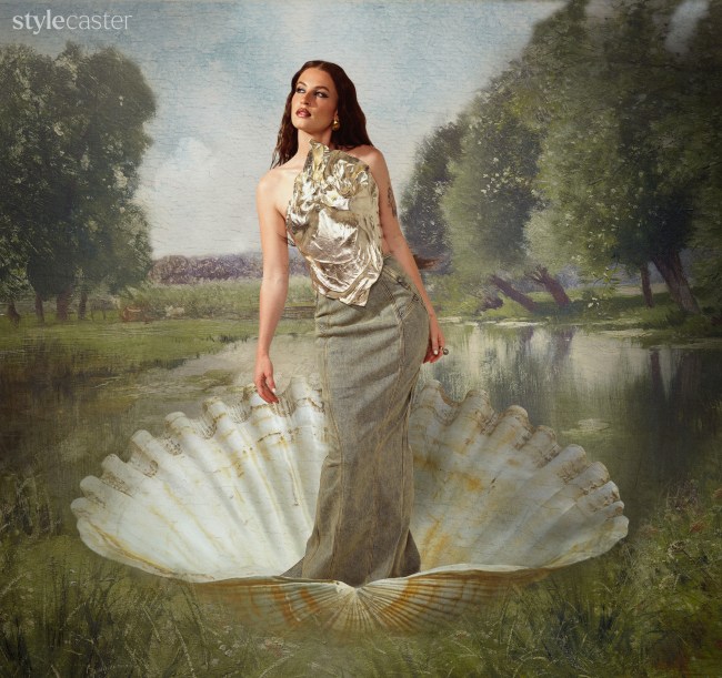 Fletcher poses for StyleCaster exist issue