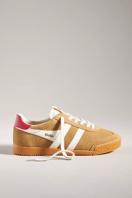 Gola Elan Sneaker in yellow sand.