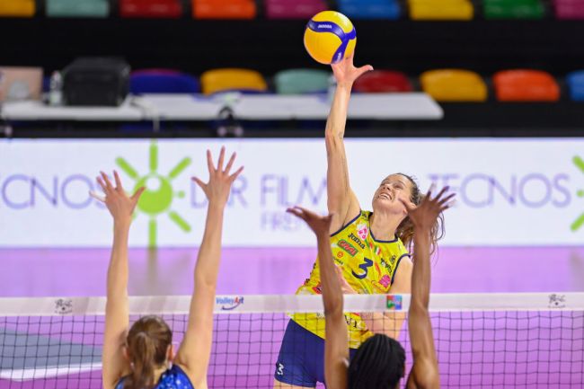 Kelsey Robinson-Cook (Prosecco Doc Imoco Conegliano) during the Volleyball Italian Serie A1 Women match Il Bisonte Firenze vs Prosecco Doc Imoco Conegliano on March 26, 2023 at the Pala Wanny in Florence, Italy