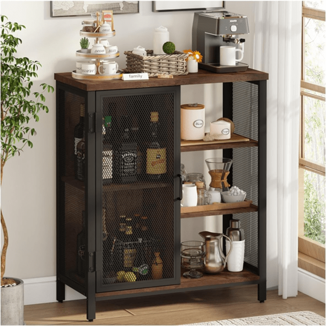 BON AUGURE Coffee Bar Cabinet