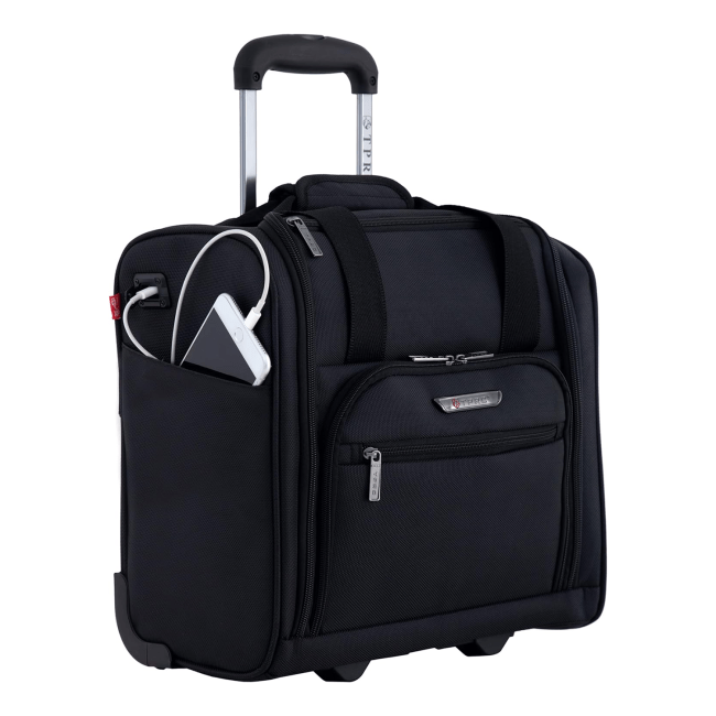 TPRC Smart Under Seat Carry-On in black colorway