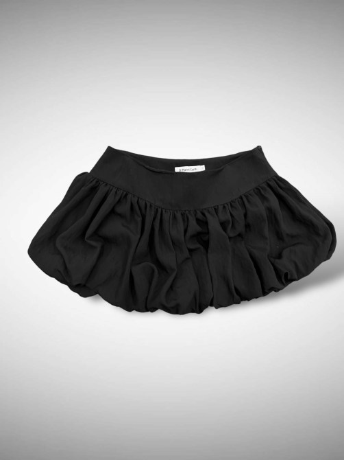 Bubble hem skirt.