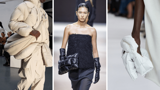 puffer bags on spring/summer 2025 runways