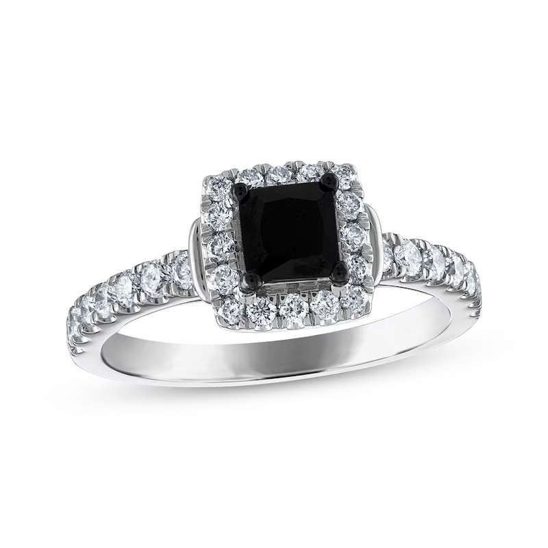 27 Black Wedding Rings Perfect for October Brides
