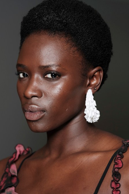 hair makeup ester manas fall/winter 2024 runway