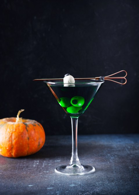 Green Halloween Mocktail