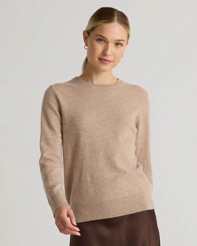 Mongolian Cashmere Crewneck Sweater