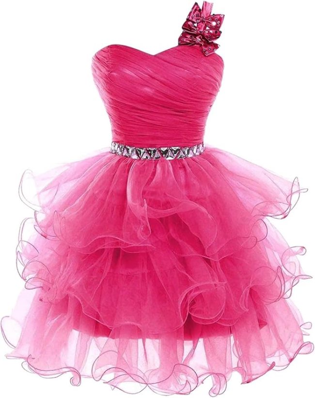 VOfuter Puffy Pink Dress