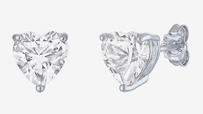 Heart Stud Earrings