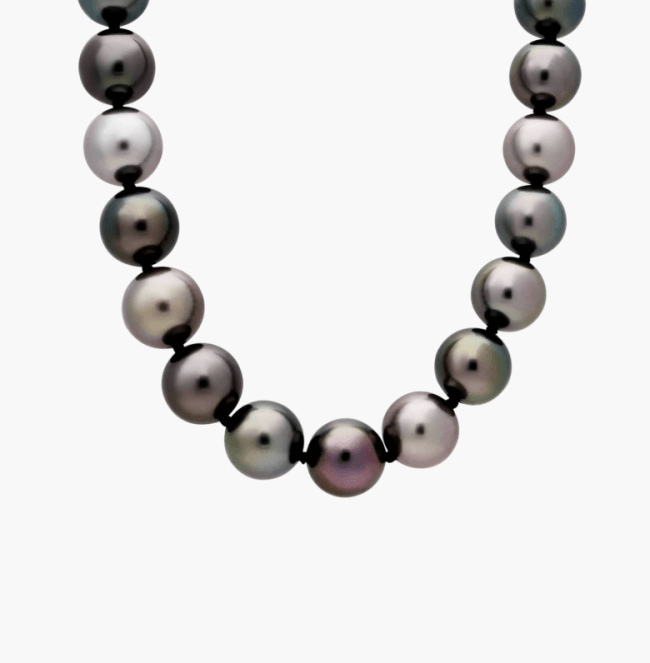 Multi-Color Tahitian Cultured Pearl Necklace