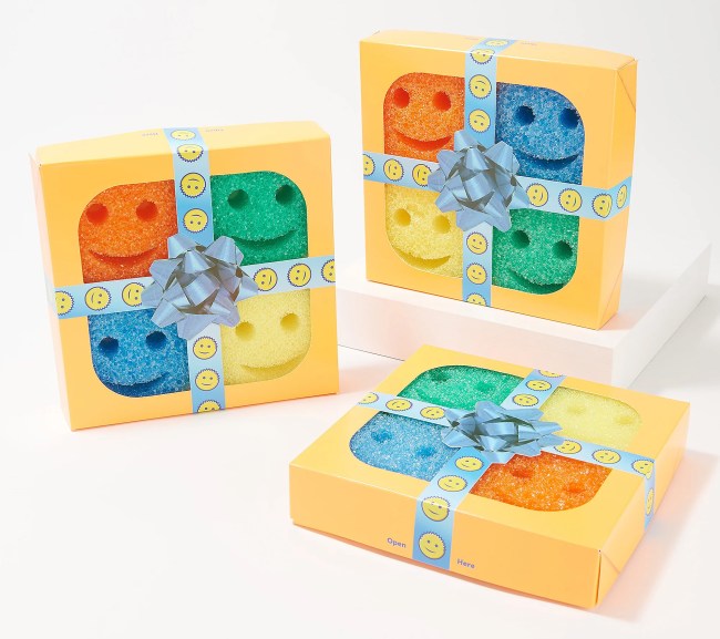 Scrub Daddy Set of (3) Multi-Color 4-Piece Sponge Gift Sets