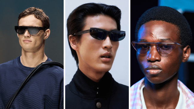 giorgio armani, doublet, fiorucci sunglasses spring/summer 2025 runways