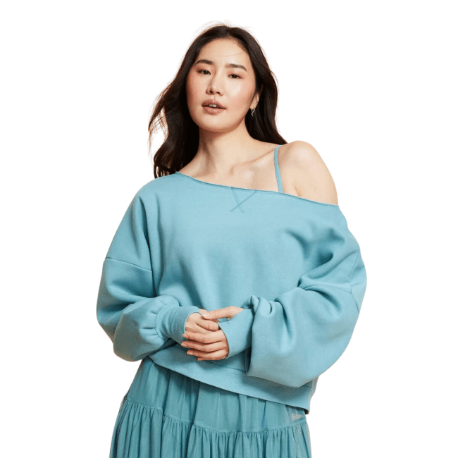 Blogilates Dance Studio Off the Shoulder Sweatshirt