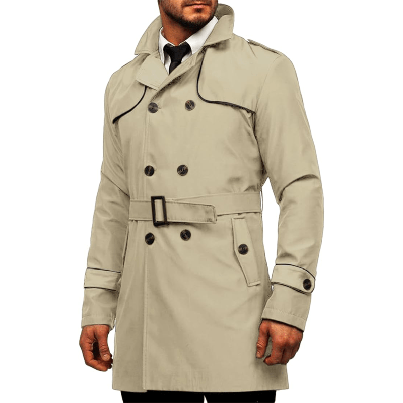 Men's Coat Trends 2025: Belted Trenches, Maxis, & Capes
