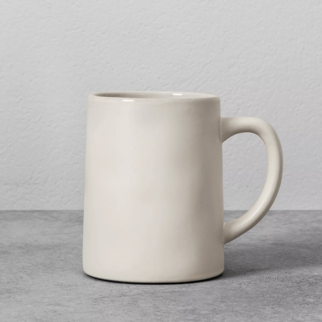 Hearth & Hand with Magnolia Stoneware Mug in cream
