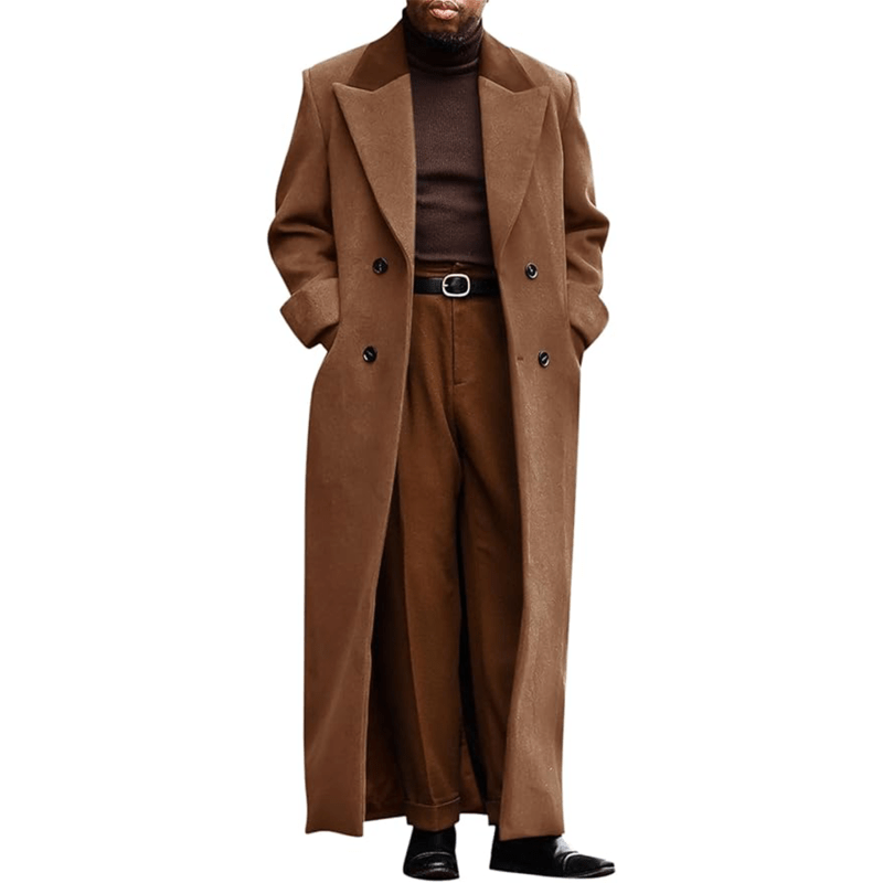 Men's Coat Trends 2025: Belted Trenches, Maxis, & Capes