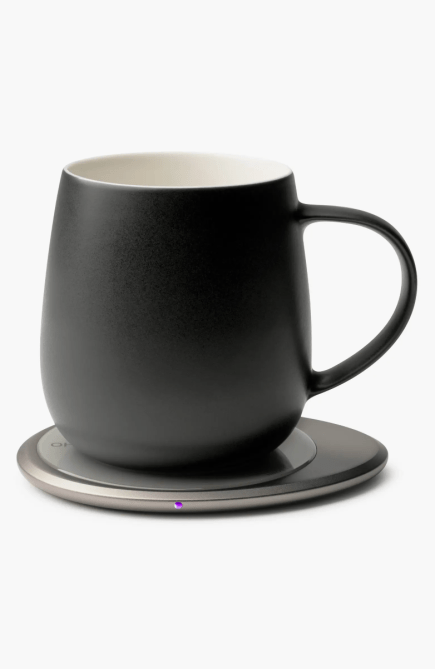 OHOM Ui 3 Mug & Warmer Set in Inkstone Black