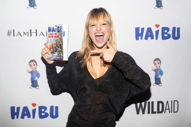 LOS ANGELES, CALIFORNIA - NOVEMBER 05: Tereza Kacerova at Baltaire Restaurant on November 05, 2018 in Los Angeles, California.