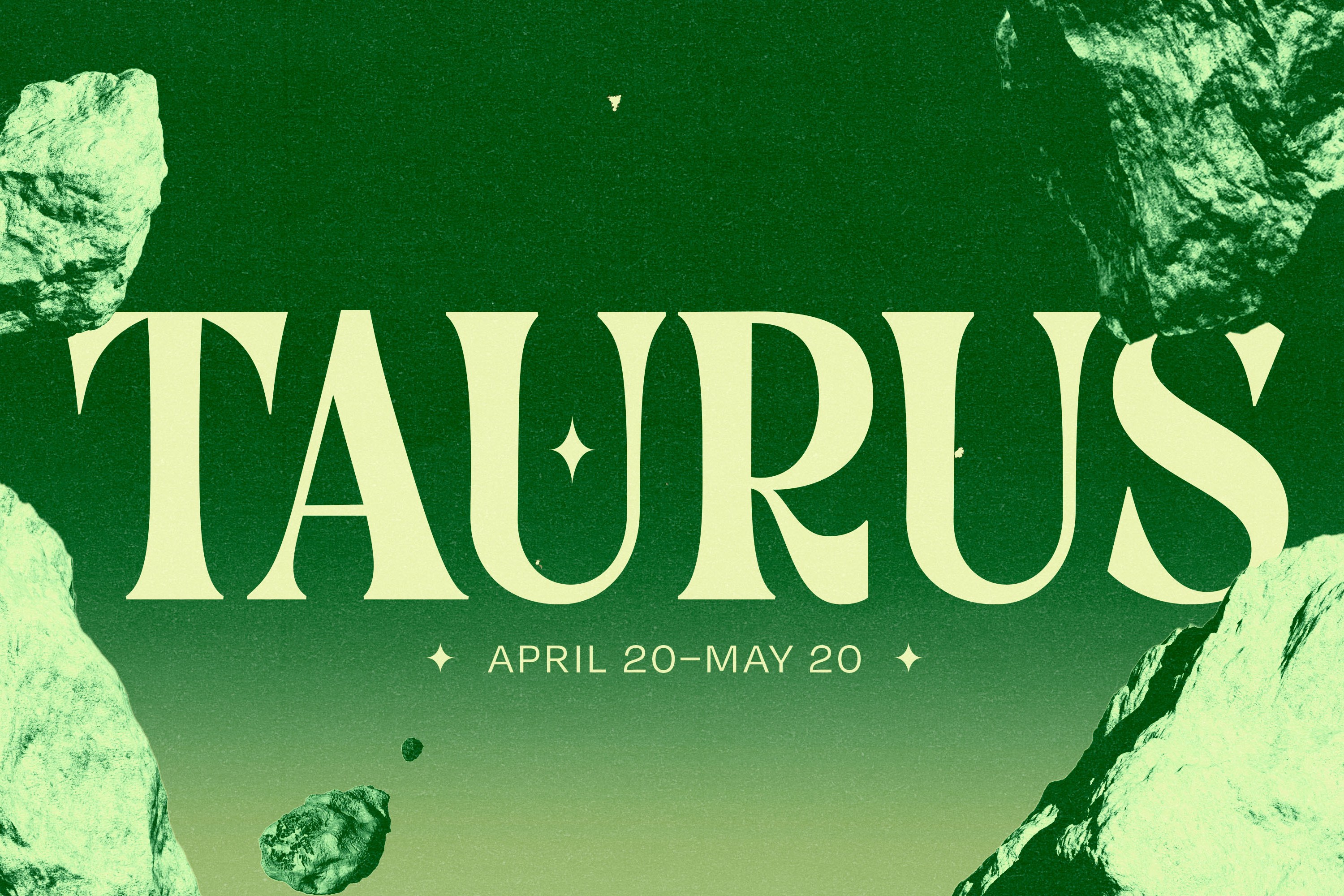 The word 'Taurus' floating over outer space