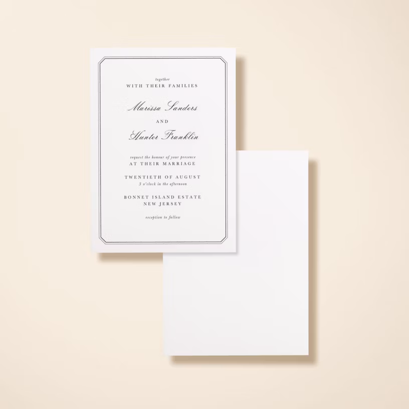 Elegant Double Border