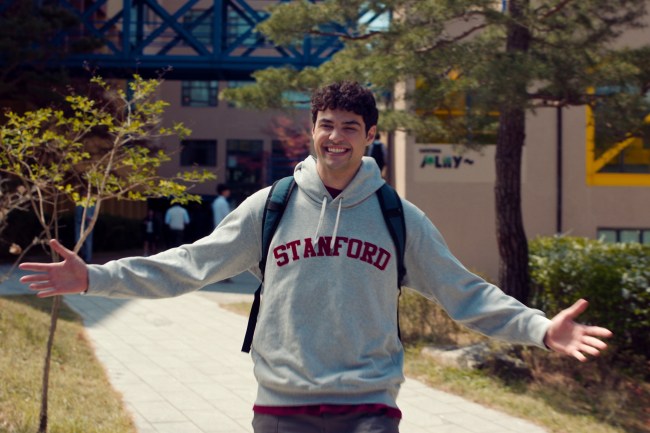 XO, Kitty. Noah Centineo as Peter Kavinsky in episode 206 of XO, Kitty. Cr. Courtesy of Netflix