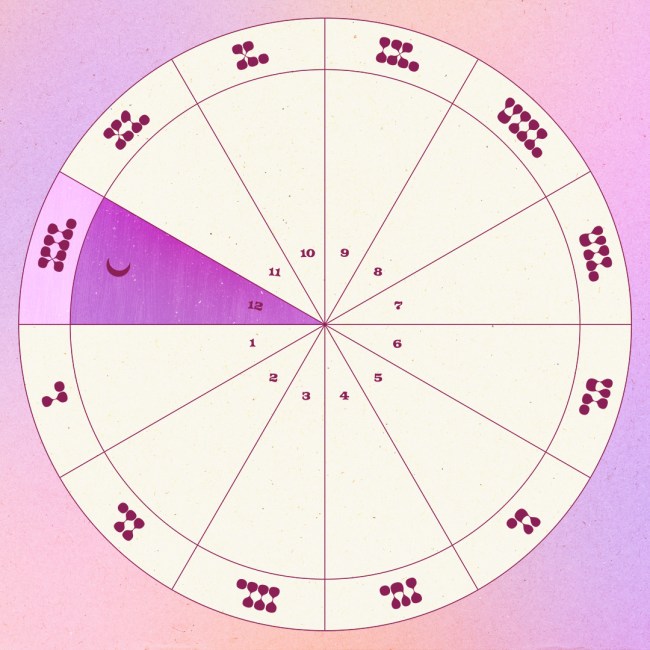 The moon in the twelfth house