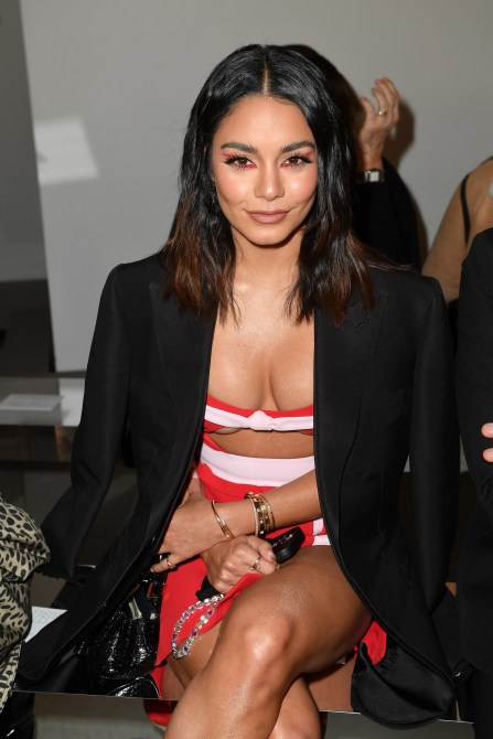 Vanessa Hudgens attends the Giambattista Valli show.