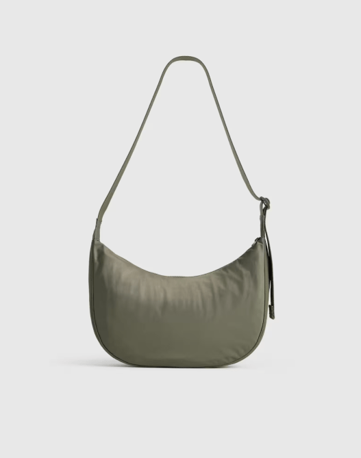 Quince Revive Nylon Crescent Shoulder Bag