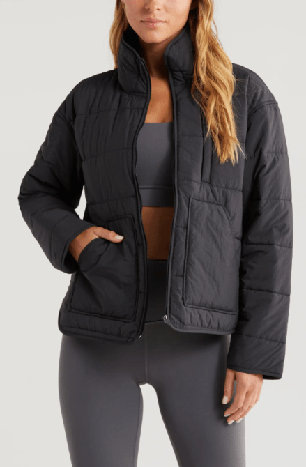 Zella Quilted Packable Jacket
