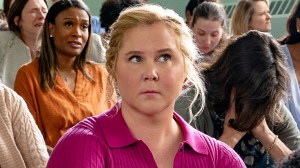 Kinda Pregnant. (Featured Center L to R) Brianne Howey as Megan and Amy Schumer as Lainy in Kinda Pregnant.