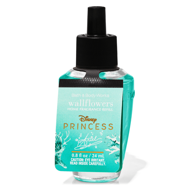 Ariel Wallflowers Fragrance Refill in a clear bottle.