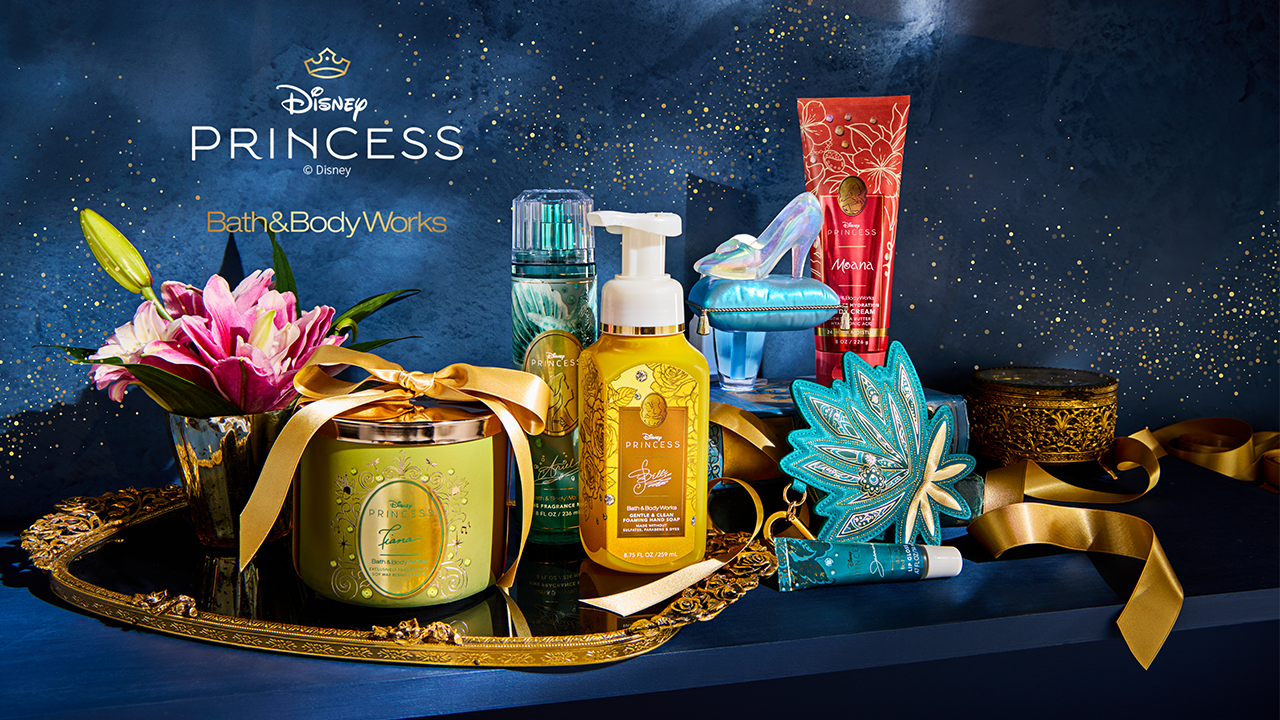 Bath & Body Works Disney Princess Collection.