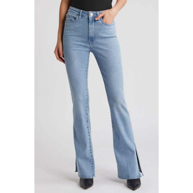 FRAME Le Mini Boot Split Hem Bootcut Jeans