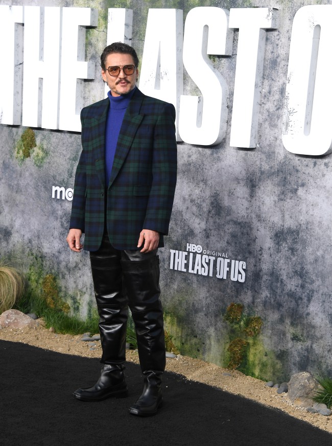 Pedro Pascal arrives at the Los Angeles Premiere Of HBO Original Series "The Last Of Us" Season 2  at TCL Chinese Theater on March 24, 2025 in Hollywood, California. 