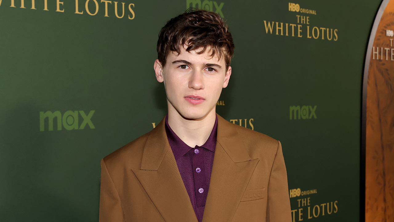 LOS ANGELES, CALIFORNIA - FEBRUARY 10: Sam Nivola attends the Los Angeles Premiere of HBO Original Series "The White Lotus" Season 3 at Paramount Theatre on February 10, 2025 in Los Angeles, California.