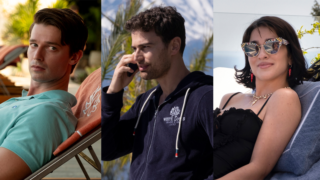 Patrick Schwarzenegger, Theo James, Simona Tabasco