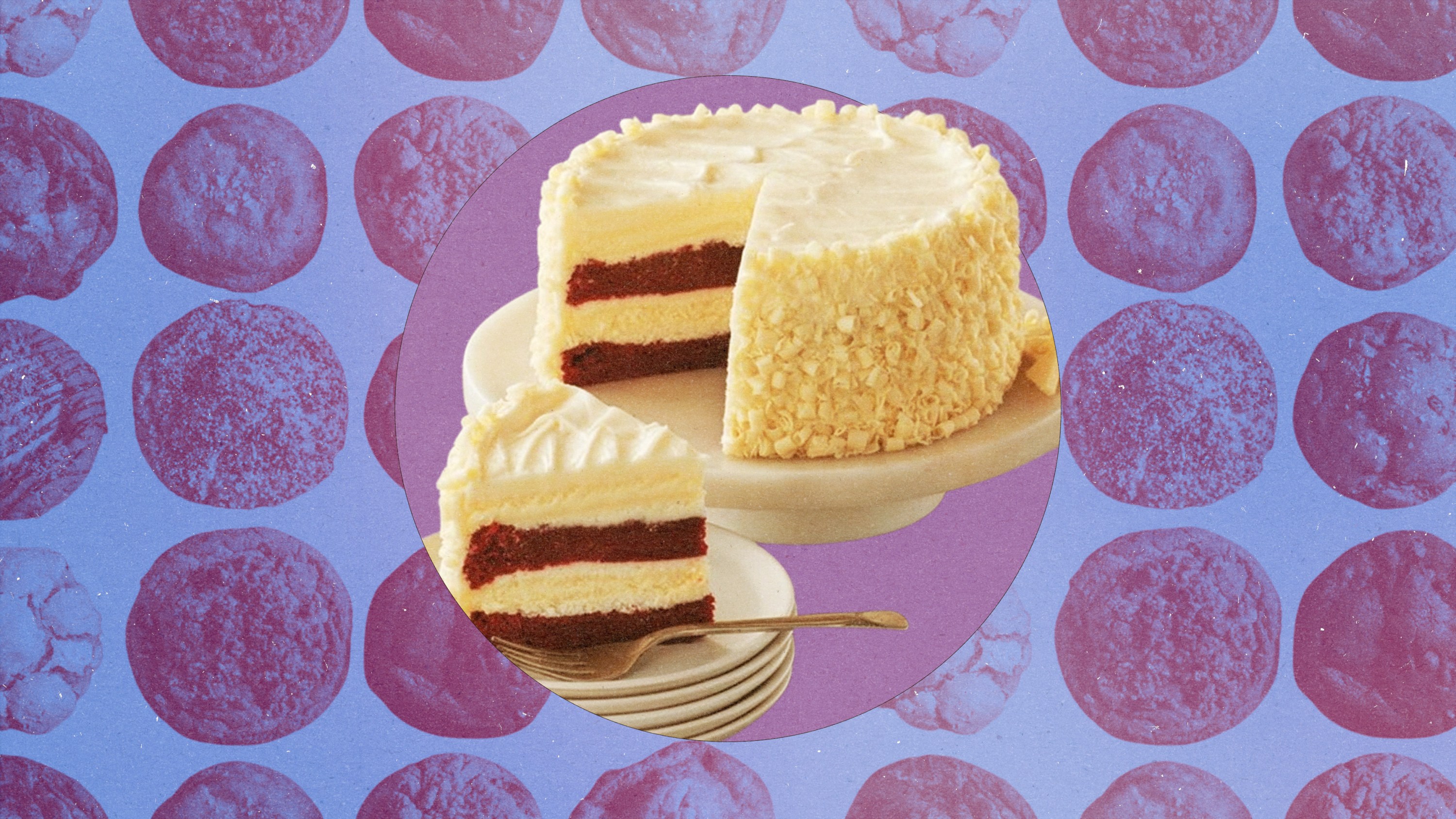 A collage of cake and cookies.