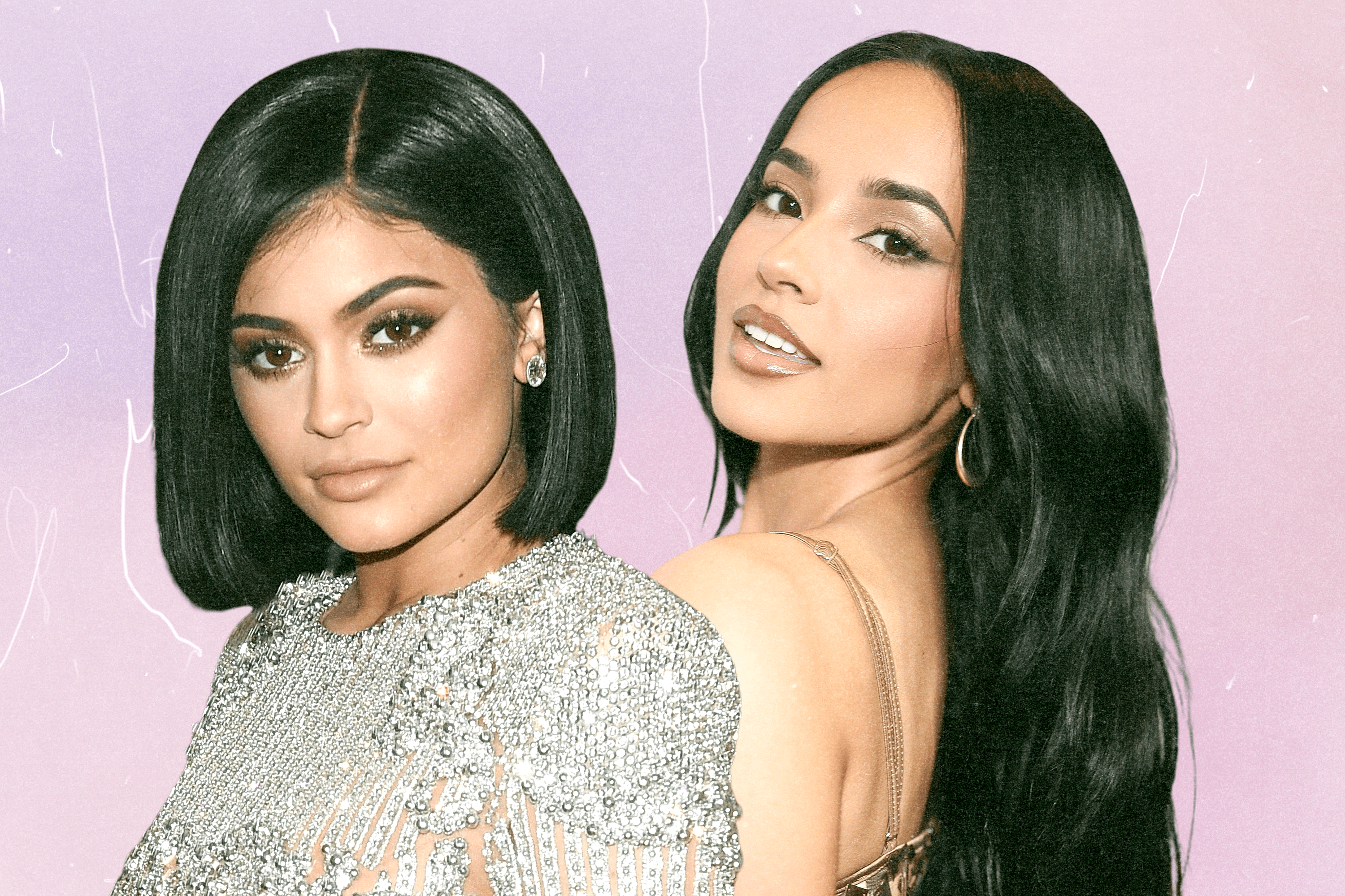 Kylie Jenner and Becky G.