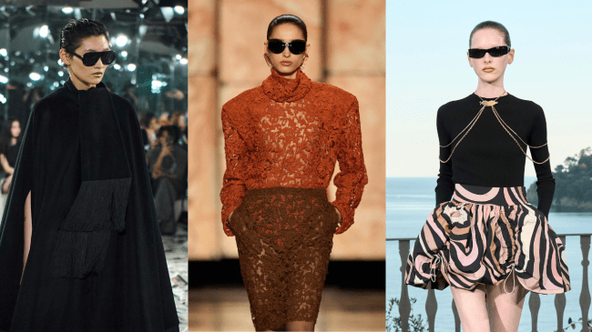 Mark Gong, Saint Laurent, Emilio Pucci.